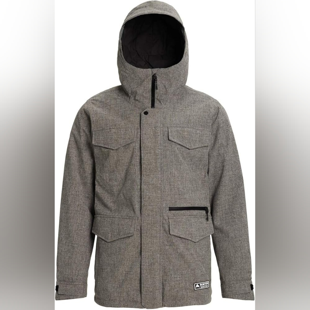 Burton Covert Men's Snowboard Jacket 2023 Color: Bog Heather - Like New - Size M